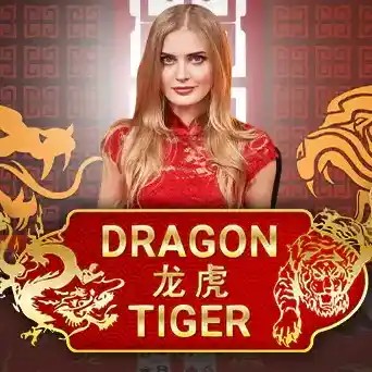 Live Dealer logo of Dragon Tiger from Evolution at GoldSpin Casino
