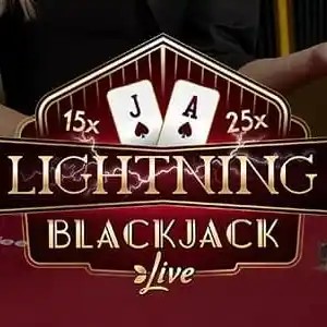 Lightning Blackjack slot visual from Evolution available on goldspincasino.it