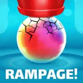 RAMPAGE! 94 slot logo by Gaming Corps at GoldSpin Casino