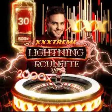 XXXtreme Lightning Roulette logo by Pragmatic Play at GoldSpin Casino